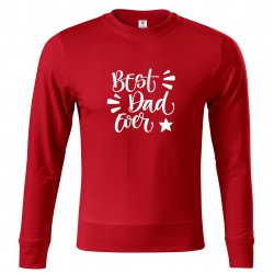 Piros pulóver Best dad ever