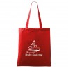 Táska - piros Boldog Karácsonyt - Karácsonyfa