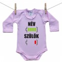 Hosszú ujjú body (rózsaszín) Szülők & Baba Akkumulátor