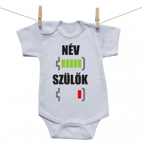 Rövid ujjú body Szülők & Baba Akkumulátor