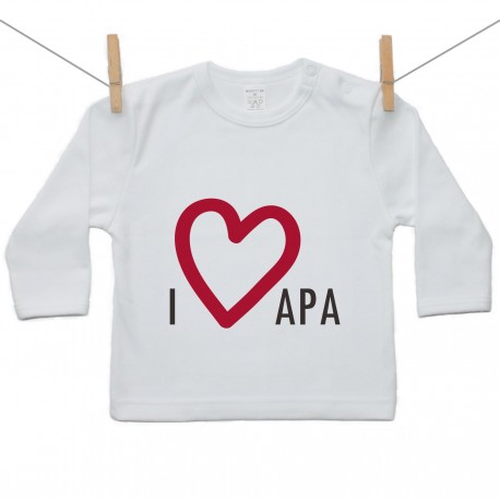 Hosszú ujjú póló I love apa