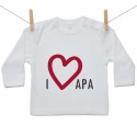 Hosszú ujjú póló I love apa