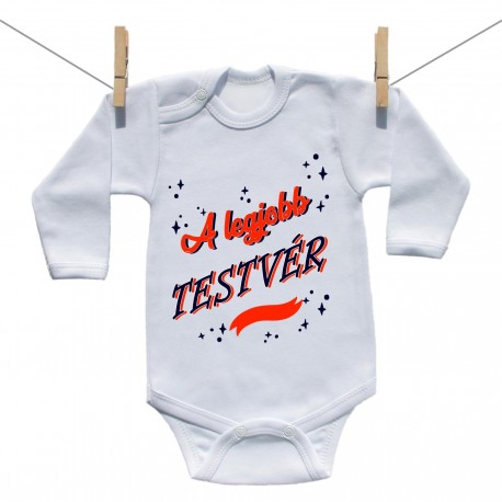 Hosszú ujjú body A legjobb testvér