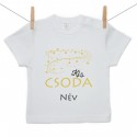 Rövid ujjú póló Kis csoda (névvel)