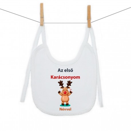 Előkék Az első Karácsonyom (névvel)