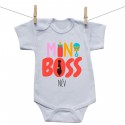 Rövid ujjú body Mini Boss (a baba nevével)