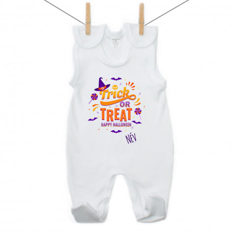 Rugdalózó Trick or treat (egyedi névvel)