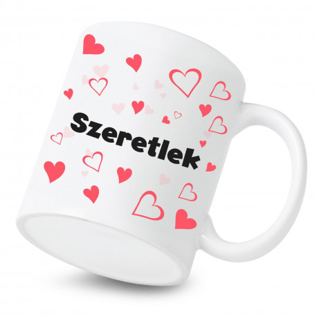 Kerámia Bögre Szeretlek