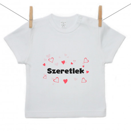 Rövid ujjú póló Szeretlek