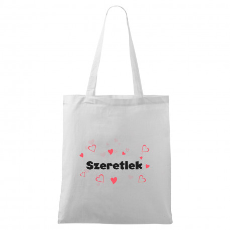 Táska - fehér Szeretlek