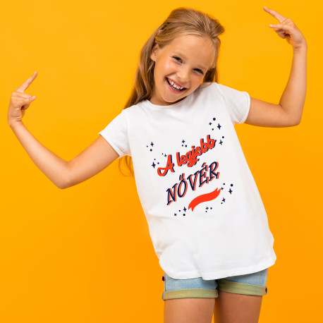 Rövid ujjú póló A legjobb nővér