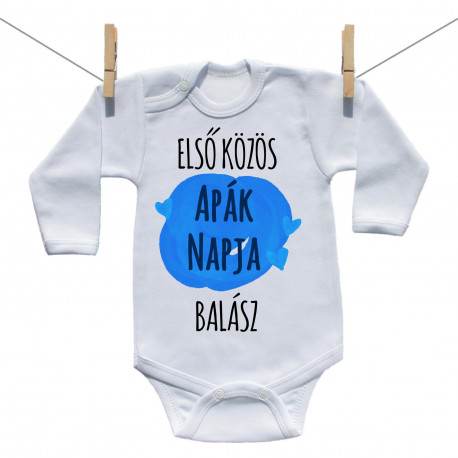Babaruha -  Első közös Apák napja (a baba egyedi nevével)