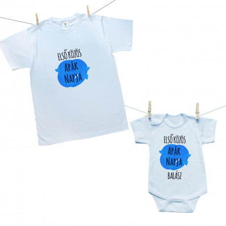 Családi csomag -  Első közös Apák napja (a baba egyedi nevével)