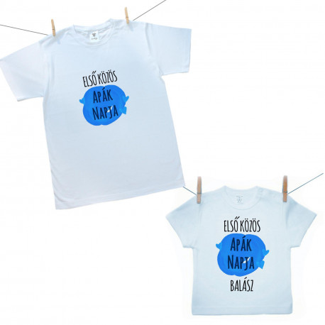 Családi csomag -  Első közös Apák napja (a baba egyedi nevével)