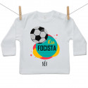Póló -  Kis focista (a baba nevével)