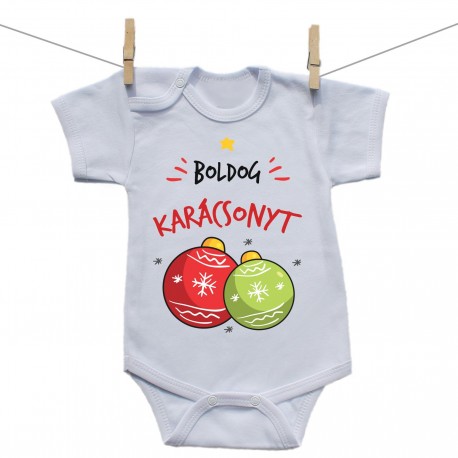 Baba body (Rővid ujjú) Boldog Karácsonyt