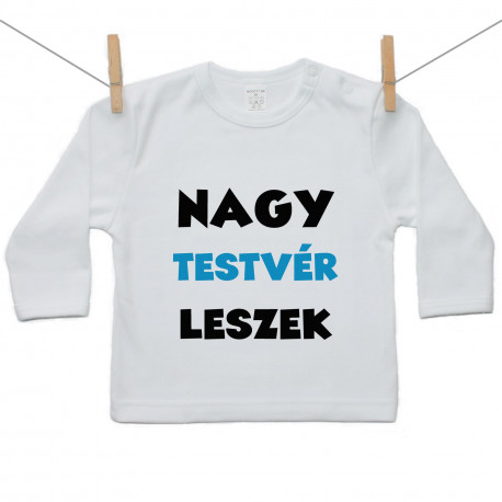Hosszú ujjú póló Nagy testvér leszek