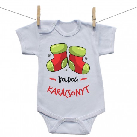 Baba body (Rővid ujjú) Boldog Karácsonyt