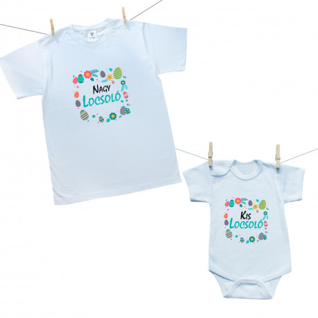 Családi szett (rővid ujjú body) Locsoló Páros