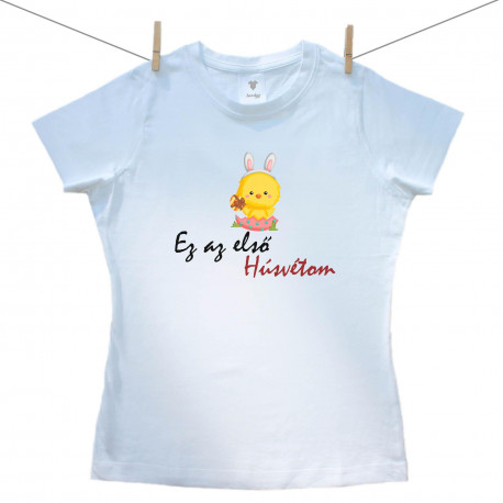 Női póló Ez az első Húsvétom