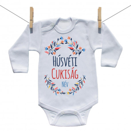 Hosszú ujjú body Húsvéti Cukiság