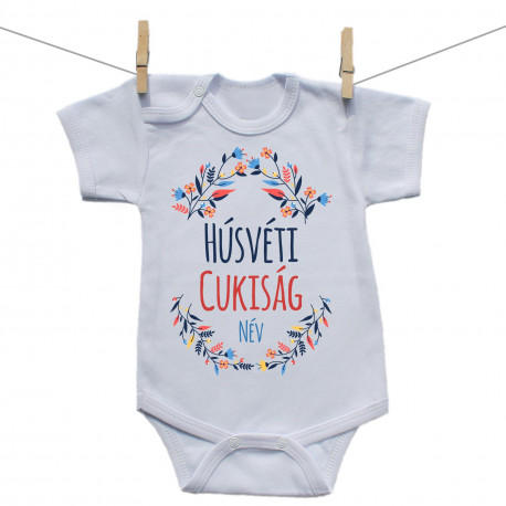 Rővid ujjú body Húsvéti Cukiság