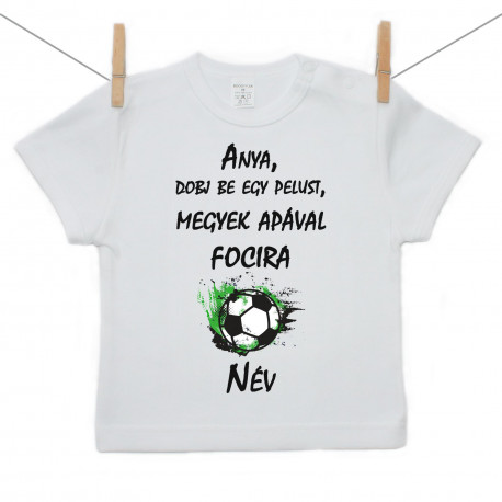 Rővid ujjú póló Megyek apával focira