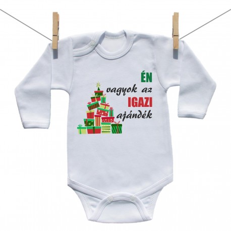 Baba body (Hosszú ujjú) Én vagyok az igazi ajándék