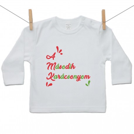 Gyerek póló (Hosszú ujjú) A második Karácsonyom