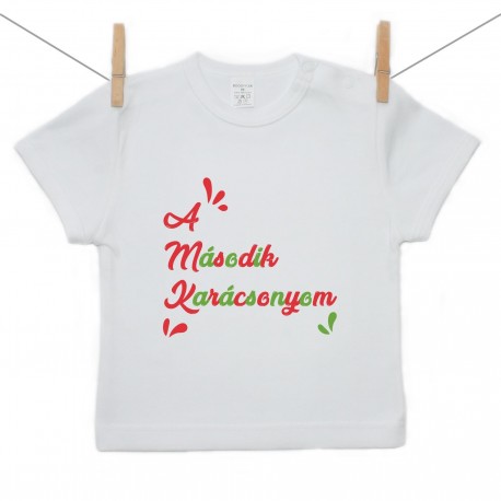 Gyerek póló (Rővid ujjú) A második Karácsonyom Gyerek póló (Rővid ujjú) A második Karácsonyom