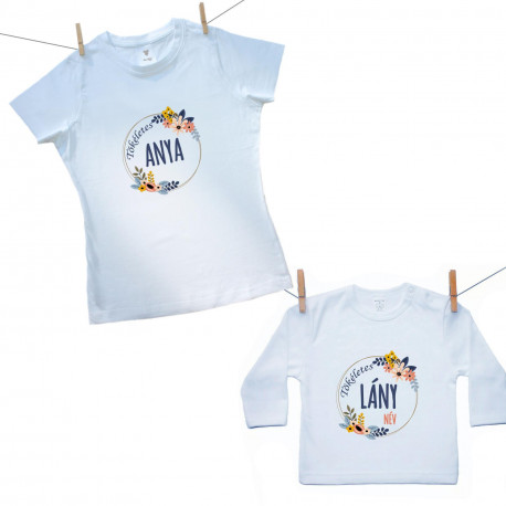 Családi szett (hosszú ujjú póló) Anya-lánya