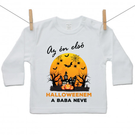 Hosszú ujjú póló Az én első Halloweenem