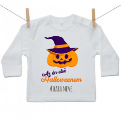 Hosszú ujjú póló Az én első Halloween tököm