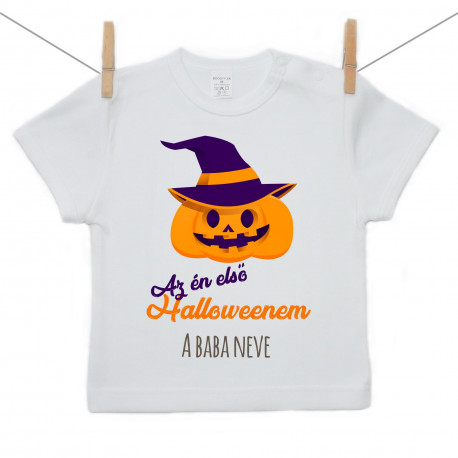 Rővid ujjú póló Az én első Halloween tököm