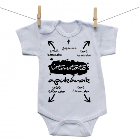 Rővid ujjú body Útmutató apukának