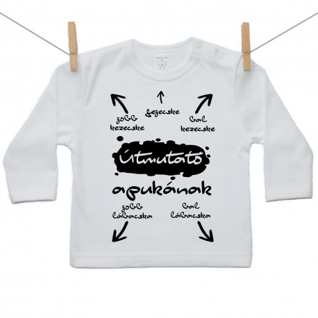 Hosszú ujjú póló Útmutató apukának