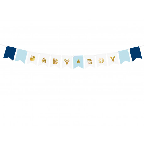 Baby Boy banner, mix, 15 x 160 cm