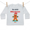 Hosszú ujjú póló Az első Mikulásom