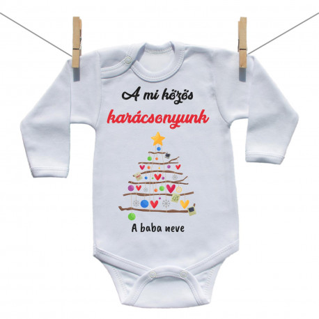 Hosszú ujjú body A mi közös karácsonyunk