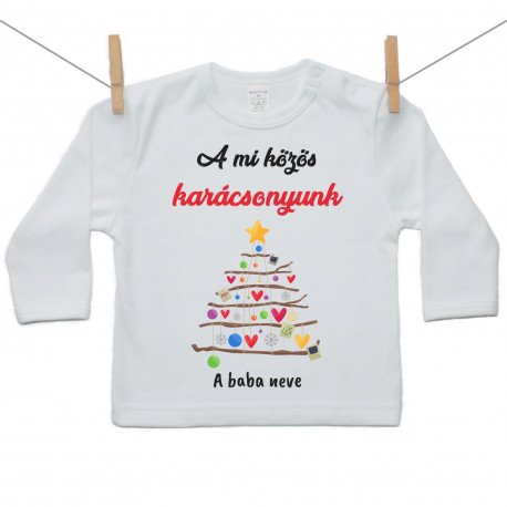 Hosszú ujjú póló A mi közös karácsonyunk