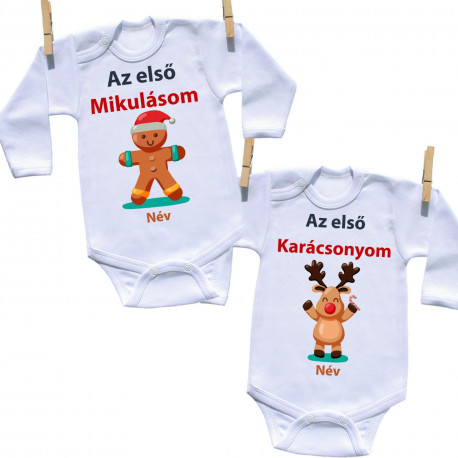 Szett Az én első Mikulásom és Karácsonyom