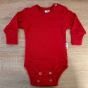Piros növekvő body hosszú ujjú