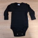 Fekete növekvő body hosszú ujjú