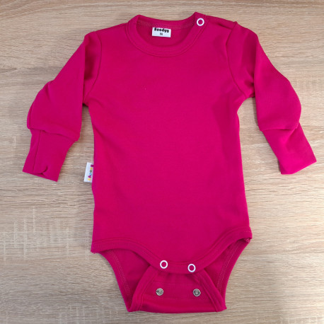 Ciklámen növekvő body hosszú ujjú