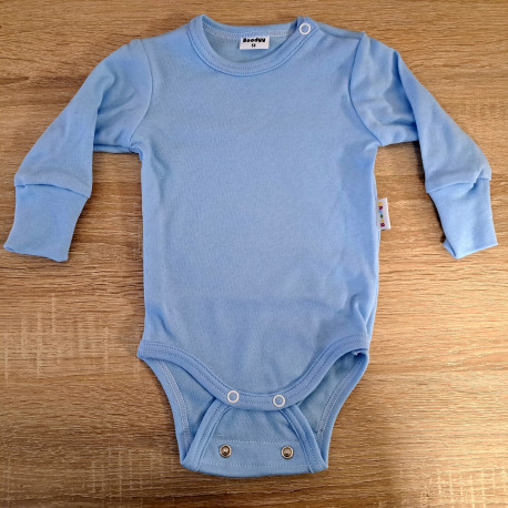 Világoskék növekvő body hosszú ujjú