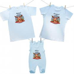 Családi szett (rugdalózó) Boldog Karácsonyt