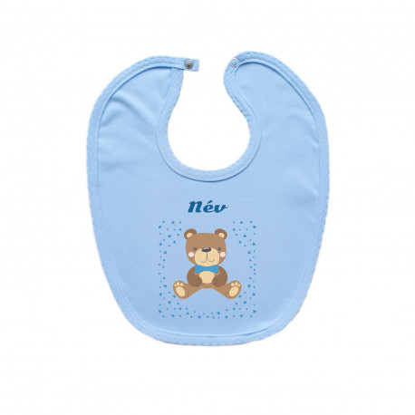 Előkék (kék) mackóval fiúknak