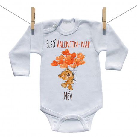 Hosszú ujjú body Első Valentin-nap