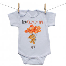 Rővid ujjú body Első Valentin-nap
