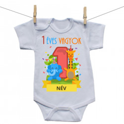 Rővid ujjú body 1 éves vagyok